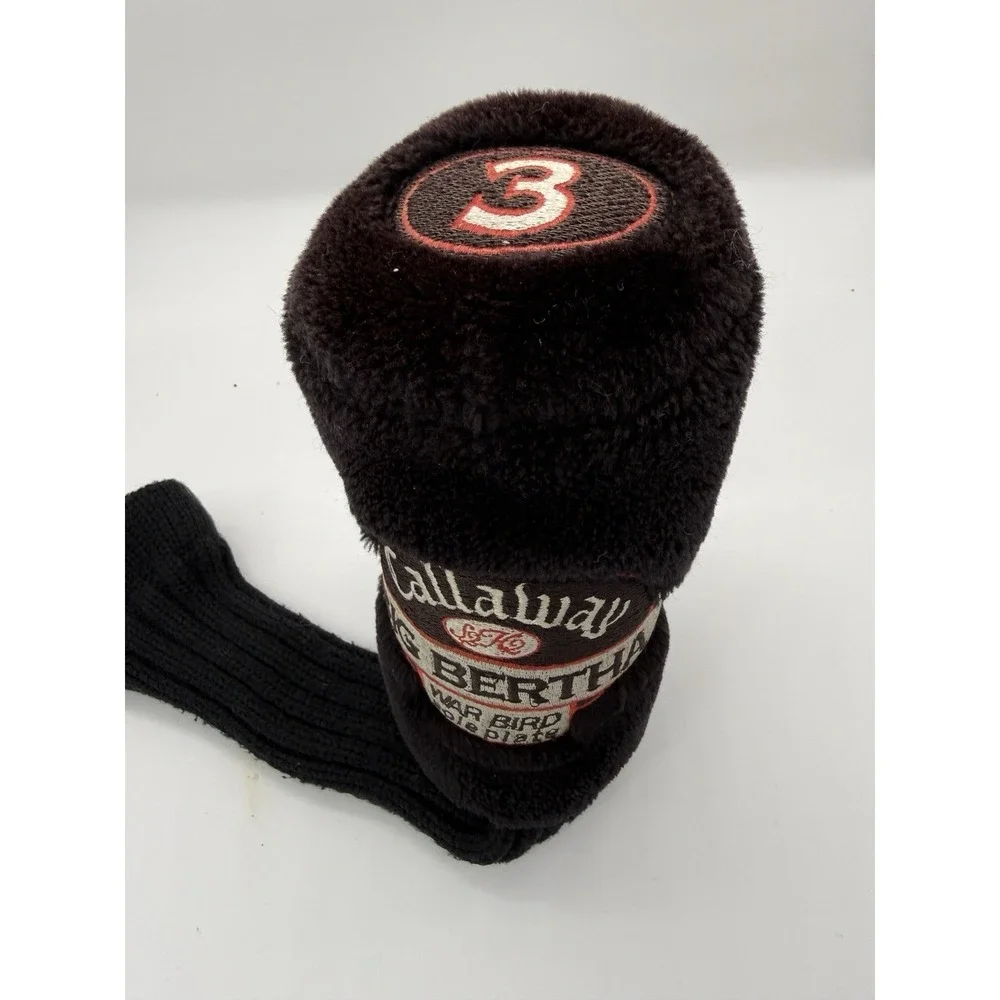 Callaway Big Bertha War Bird Sole Plate 3 Driver Head Cover Black Sock